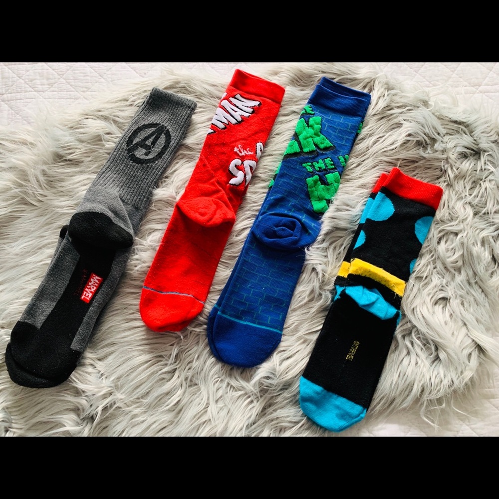 🥰Avengers sock bundle * Hulk socks NOT INCLUDED* - Picture 2 of 2